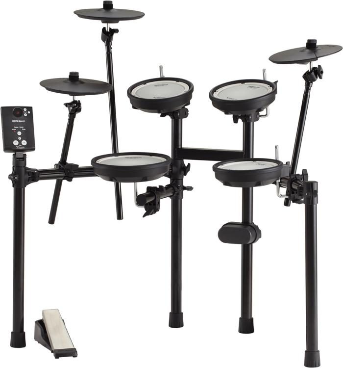 720 Sounds und BT-Kopfhörer 20/" Kick Top E-Drum Set mit Mesh Heads Holzkessel