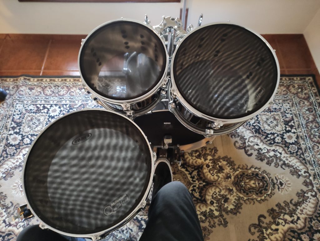 how to set up a drum set