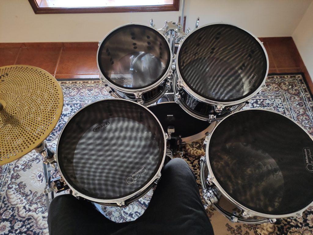 how to set up a drum set