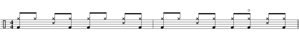 hip hop drum pattern #4